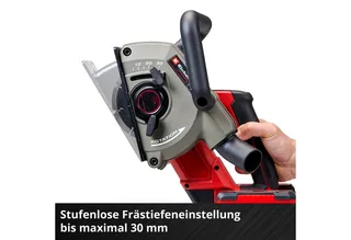 Mauernutfräse TP-MA 36/30 Li BL - Solo, mit 2 Diamant Trennscheiben und Tragetasche, ohne Akku und Ladegerät de Einhell, Rouge – image du produit 5 sur 5