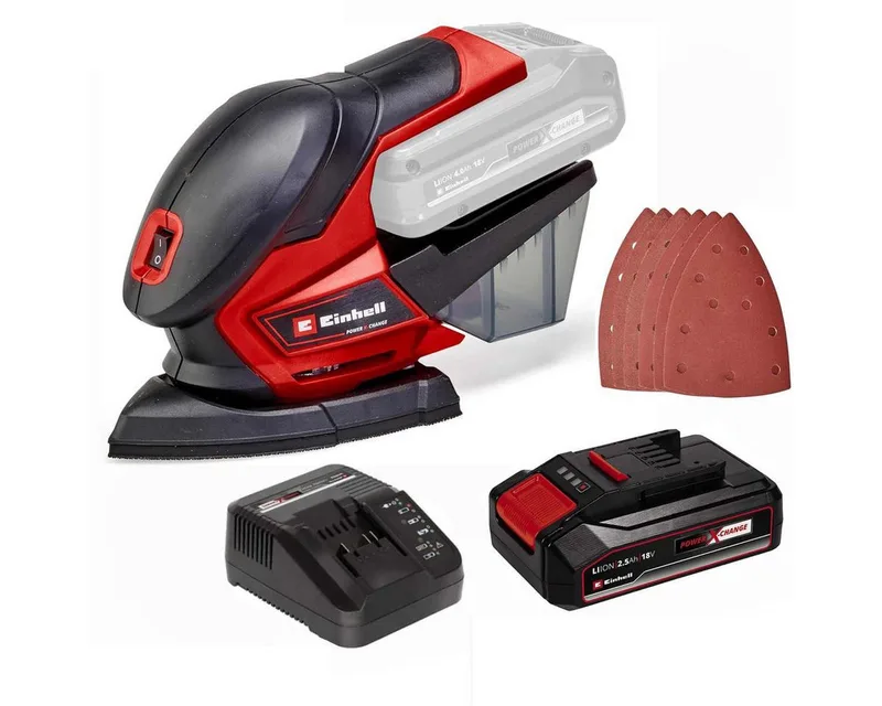 Multischleifer Einhell Multischleifer TE-OS 18/150 Li-18V mit Akku 2,5 Ah, Ladegerät von Einhell – Produktbild