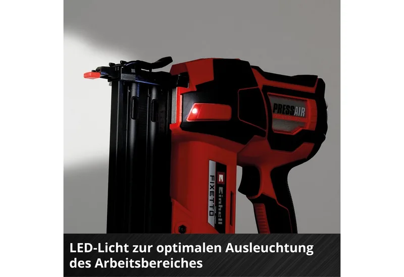 Nagler FIXETTO 18/50 N, ohne Akku und Ladegerät van Einhell, Rood – productafbeelding 5 van 5