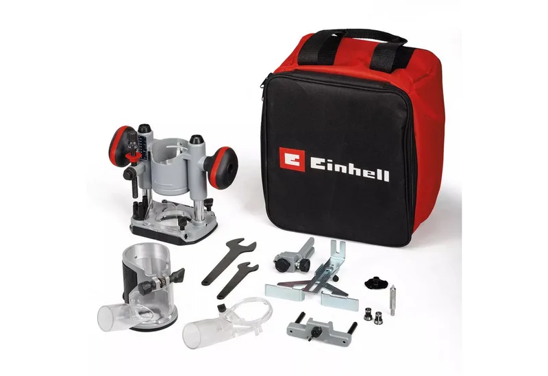 Oberfräse Einhell Akku-Oberfräse TP-RO 18 Set Li BL + 2,5 Ah Akku Starterkit, (Set) by Einhell, Red, Black, Silver – product image 2 of 5