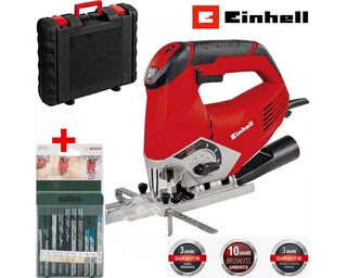 Pendelhubstichsäge TE-JS 100 750W 4-Stufen Pendelhub Koffer 10x Bosch Stichägeblätter de Einhell – image du produit 3 sur 5
