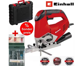 Pendelhubstichsäge TE-JS 100 750W 4-Stufen Pendelhub Koffer 10x Bosch Stichägeblätter de Einhell – image du produit 2 sur 5