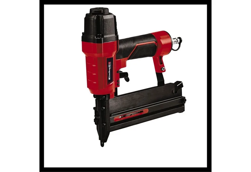 Pneumatische Tacker TC-PN 50 - Voor nieten en spijkers - Diepte afstelling - Incl. 1500 nieten en 2000 spijkers - Incl. Transport-/Opbergkoffer - Excl. Compressor de Einhell – image du produit 4 sur 5