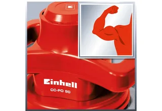 Polijstmachine CC-PO 90 - 90 W - 3.700 t/min - Ø240 mm - Incl. 2x polijstdoek (1x textiel en 1x synthetisch) van Einhell – productafbeelding 4 van 5