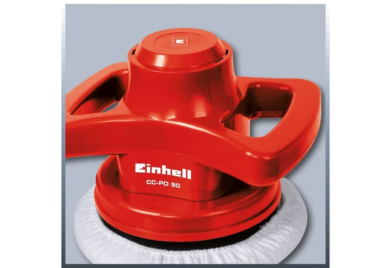 Polijstmachine CC-PO 90 - 90 W - 3.700 t/min - Ø240 mm - Incl. 2x polijstdoek (1x textiel en 1x synthetisch) van Einhell – productafbeelding 3 van 5