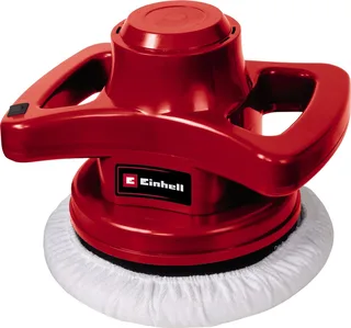 Polijstmachine CC-PO 90 - 90 W - 3.700 t/min - Ø240 mm - Incl. 2x polijstdoek (1x textiel en 1x synthetisch) van Einhell – productafbeelding 1 van 5