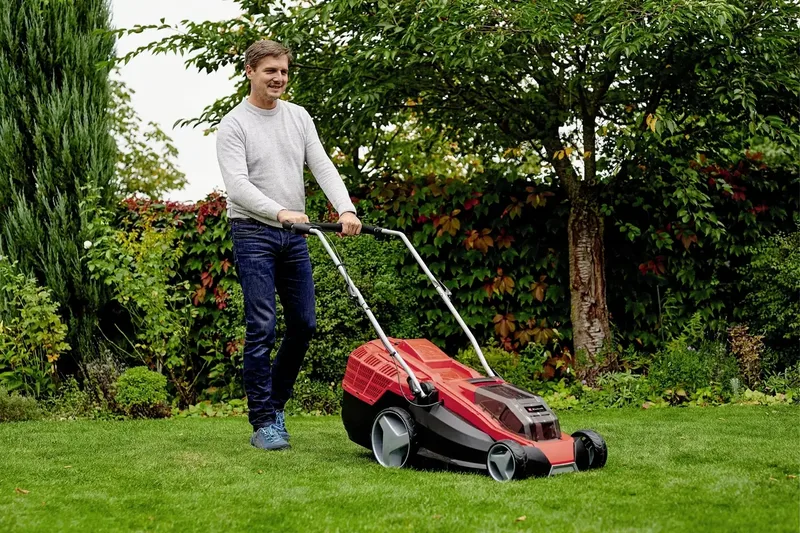 Power X-Change GE-CM 36/43 Li M-Solo Akku Akku-Rasenmäher ohne Ladegerät, ohne Akku Schnittbreite (max.) 43 cm Geeignet für 600 m² de Einhell – image du produit 2 sur 3
