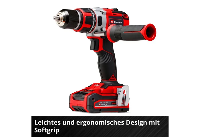 Professional Accu Boor-/Schroefmachine TP-CD 18/80 Li BL Solo - Power X-Change - 18 V/Li-ion - 80 Nm - 0-500/0-1.800 t/min - 13 mm snelspanboorkop - Koolborstelloze motor - Excl. accu en lader van Einhell – productafbeelding 4 van 5