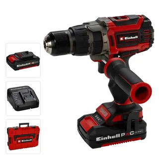 Professional Accu Klopboor-/ Schroefmachine TP-CD 18/70 Li-i BL Kit - Power X-Change - 18 V/Li-ion - Met impactfunctie - 2 snelheden - 70 Nm - Koolborstelloze motor - Incl. 2x 2,0 Ah accu en lader, Koffer by Einhell – product image 6 of 6