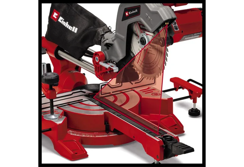 TC-SM 216 Zug-Kapp- und Gehrungssäge von Einhell – Produktbild 3 von 5