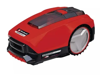 Rasenmähroboter FREELEXO 550 Kit, bis 550 m² Rasenfläche, (Set), inkl. Akku und Ladestation, bis zu 35% Steigung, mit Begrenzungsdraht von Einhell, Rot, Schwarz, Silber – Produktbild 2 von 5