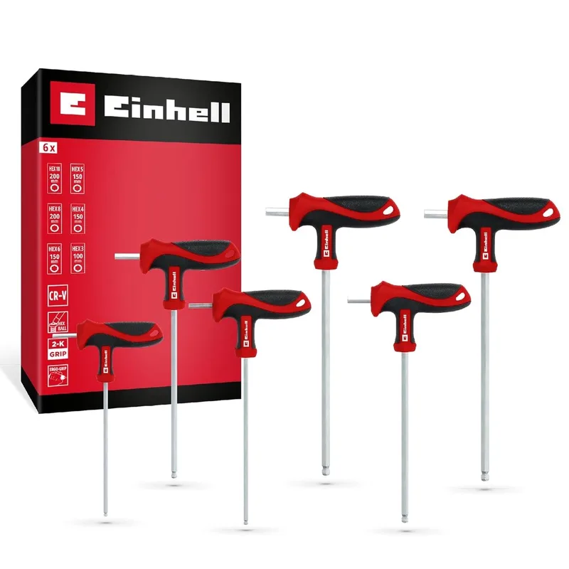 Schroevendraaierset Universeel, Werkplaats Inbus by Einhell, Kleurloos – product image