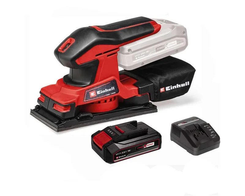 Schwingschleifer Akku-Schwingschleifer TC-OS 18/187 Li mit Akku 2.5 Ah / Ladegerät by Einhell – product image