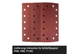 Schwingschleifer TE-OS 18/230 Li Solo, Akku, 22000 U/min, (2 tlg), ohne Akku und Ladegerät von Einhell, Rot, Schwarz – Produktbild 4 von 5