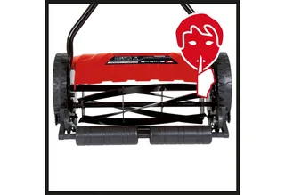 Spindelmäher GE-HM 38 S, 38 cm Schnittbreite de Einhell, Rouge – image du produit 3 sur 5