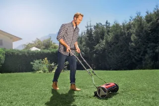 Spindelmäher GE-HM 38 S, 38 cm Schnittbreite de Einhell, Rouge – image du produit 2 sur 5