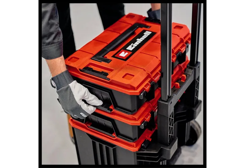 Systemkoffer E-Case L, Werkzeugkiste van Einhell – productafbeelding 3 van 5
