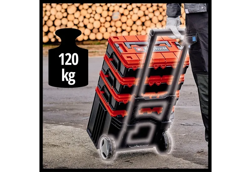 Systemkoffer E-Case L, Werkzeugkiste van Einhell – productafbeelding 4 van 5