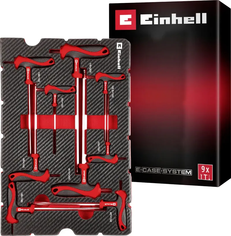 T-Griff Schraubendreher-Set 9-tlg. Einleger Pad 370526 Einlage 9teilig by Einhell – product image