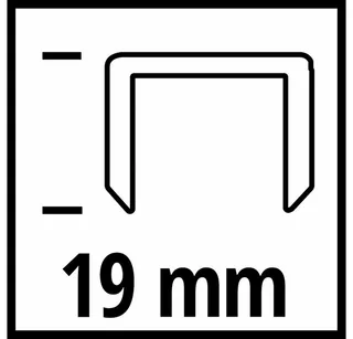 Tacker-Klammern 19mm, 3.000 Stück de Einhell – image du produit 2 sur 3