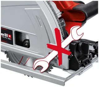 Tauchsäge TE-PS 16, 1200 W, hochwertiges Hartmetall-Sägeblat by Einhell, Red, Black – product image 2 of 5