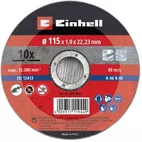Trennscheibe dünn, Ø 115 x 1,0mm, 10 Stück von Einhell – Produktbild