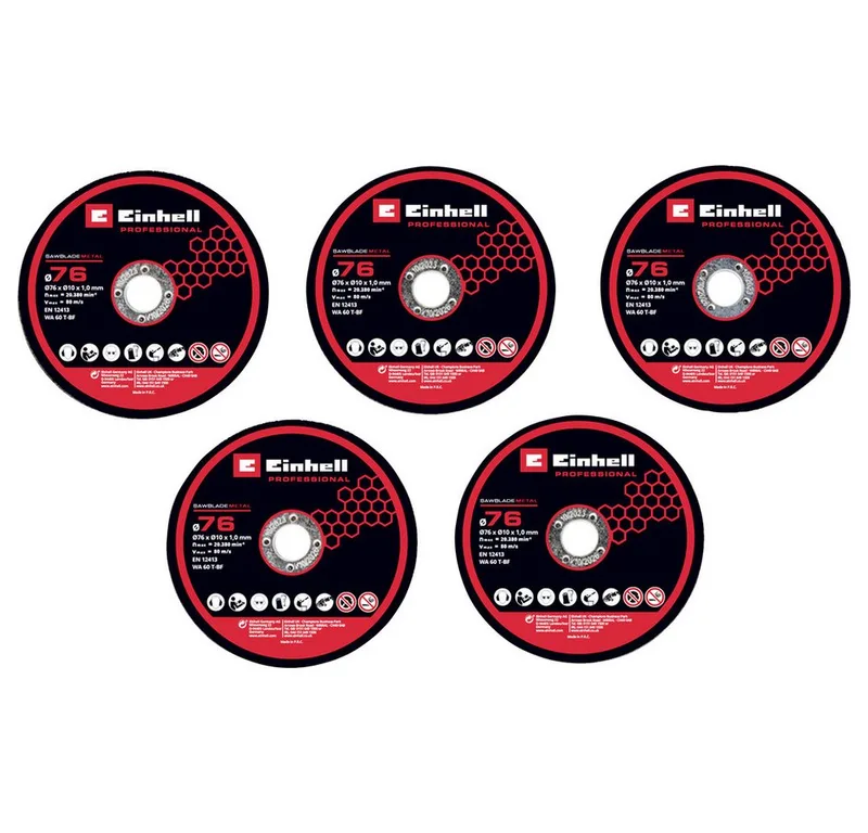 Trennscheibe Einhell 4440471 Trennscheibe 76 mm 1 Set, Ø 76.00 mm de Einhell – image du produit 1 sur 2