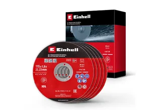 Trennscheiben Original Einhell 5-tlg. Dünntrennscheiben-Set für Metall, Ø 115 mm (1, (5-tlg), Original Einhell 5-tlg. Dünntrennscheiben-Set für Metall, Ø 115 mm (1 by Einhell – product image 1 of 2