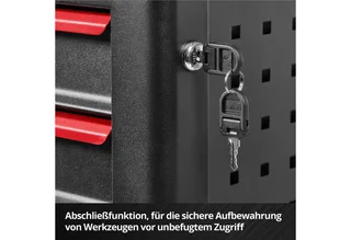 Werkstattwagen Original Einhell Werkstattwagen leer (6 Schubladen, Interlock-System, 6 Schubladen, Interlock-System, kugelgelagerte Führungsschienen by Einhell – product image 4 of 5