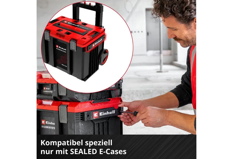 Werkzeugkoffer 2 tlg. E-Case Schienen-Set van Einhell – productafbeelding 3 van 4