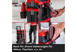 Werkzeugkoffer 2 tlg. E-Case Schienen-Set van Einhell – productafbeelding 4 van 4