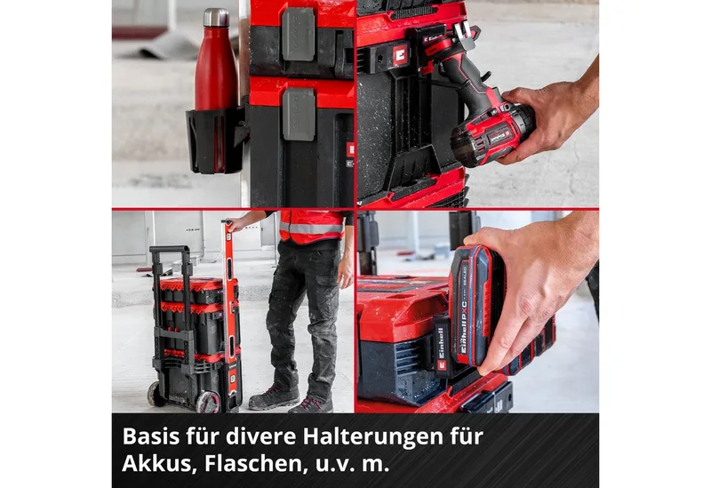 Werkzeugkoffer 2 tlg. E-Case Schienen-Set van Einhell – productafbeelding 4 van 4