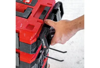 Werkzeugkoffer E-Case Akkuhalterung van Einhell – productafbeelding 3 van 4