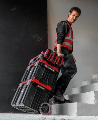 Werkzeugkoffer E-Case Akkuhalterung van Einhell – productafbeelding 2 van 4