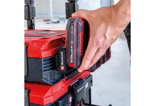 Werkzeugkoffer E-Case Akkuhalterung van Einhell – productafbeelding 4 van 4