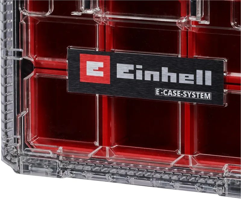 Werkzeugkoffer E-Case Half Size by Einhell, Red, Black – product image 5 of 5