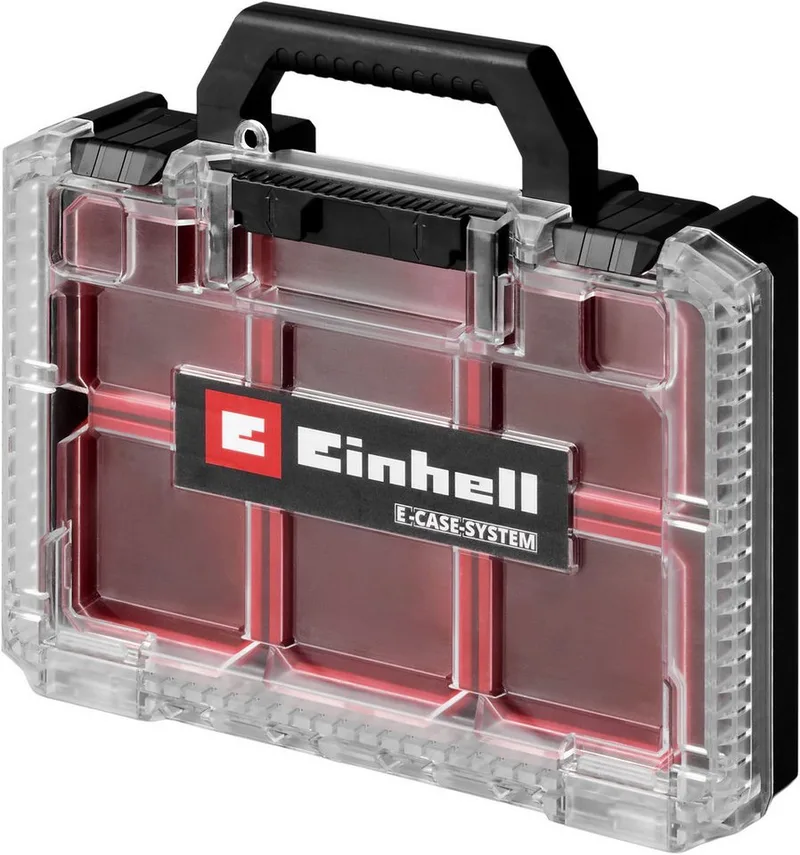 Werkzeugkoffer E-Case Half Size by Einhell, Red, Black – product image 1 of 5