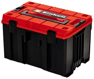 Werkzeugkoffer E-Case M, für universelle Aufbewahrung von Werkzeug und Zubehör de Einhell, Rouge, Noir – image du produit 2 sur 5