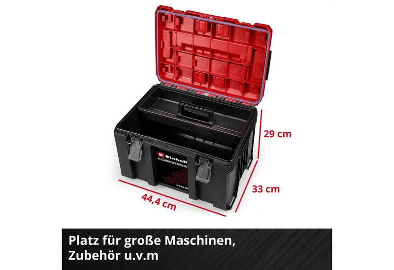 Werkzeugkoffer E-Case M SEALED van Einhell – productafbeelding 5 van 5