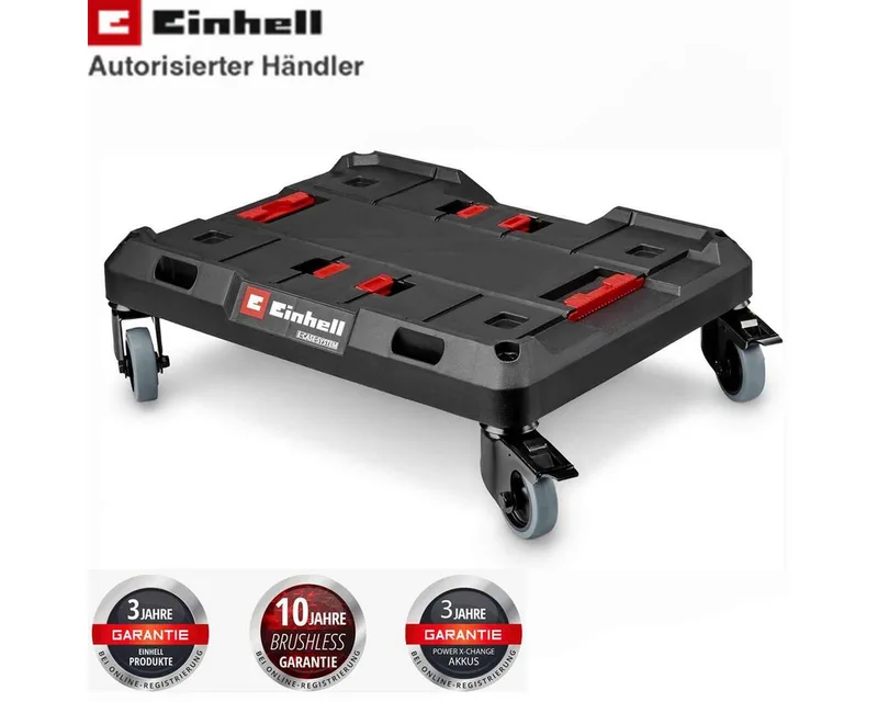 Werkzeugkoffer E-Case Rollbrett feststellbare Lenkrollen Transport von Koffern Kisten by Einhell – product image 2 of 5