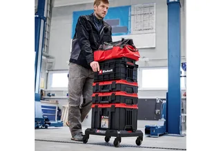 Werkzeugkoffer E-Case Rollbrett feststellbare Lenkrollen Transport von Koffern Kisten by Einhell – product image 5 of 5