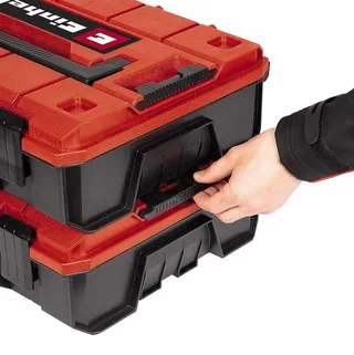 Werkzeugkoffer E-Case S-F Systemkoffer stapelbar, spritzwassergeschützt inkl 9 Fächer by Einhell – product image 4 of 5