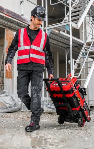 Werkzeugkoffer E-Case Wasserwaagenhalter van Einhell – productafbeelding 2 van 3