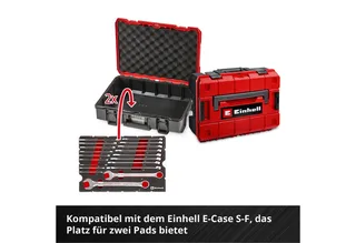 Werkzeugset Original Einhell Pad Gabelringschlüssel 19-tlg. (12-Kant-Profil, Chrom, (19-tlg), Original Einhell Pad Gabelringschlüssel 19-tlg. (12-Kant-Profil, Chrom by Einhell, Black – product image 2 of 5