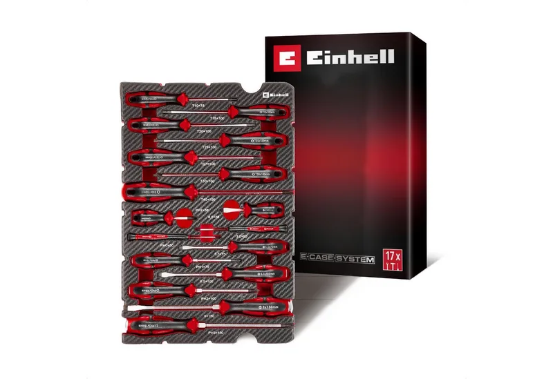 Werkzeugset Original Einhell Pad Schraubendreher 17-tlg. (Schraubendreher-Set, Sch, (17-tlg), Original Einhell Pad Schraubendreher 17-tlg. (Schraubendreher-Set, Sch von Einhell, Schwarz – Produktbild