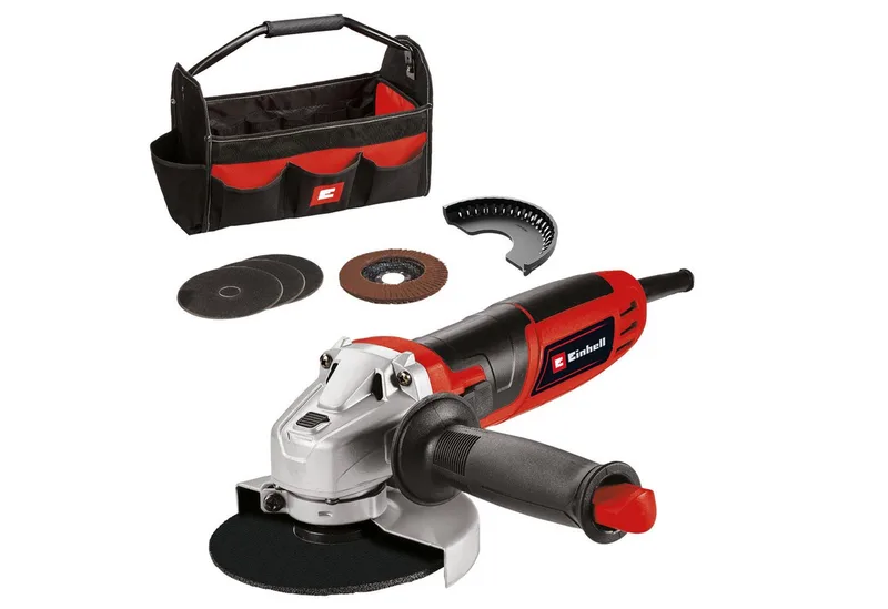 Winkelschleifer TC-AG 125/850 Kit by Einhell, Red, Black – product image 1 of 5