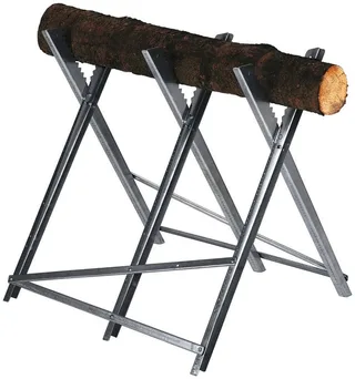 Zaagbok - Max. belasting: 150 kg - Lengte: ca. 80 cm - Inklapbaar - Max. diameter houtblokken: Ø30 cm - 3 werkhoogtes: 60, 64 en 68 cm de Einhell – image du produit 2 sur 5