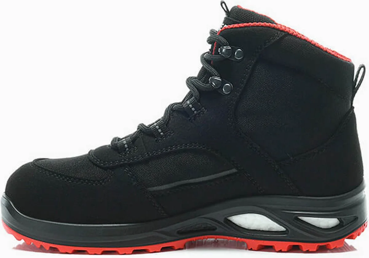 Hannah XXTL Halfhoog ESD S3 Zwart/Rood de Elten, Noir – image du produit