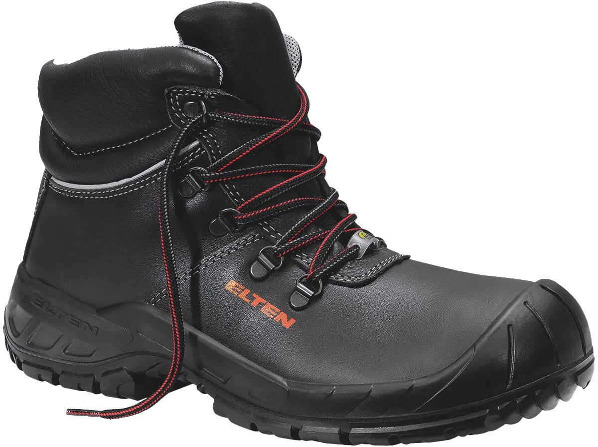 Laurenzo Rubber Mid ESD S3 766941 - Zwart von Elten, Schwarz, 41 – Produktbild