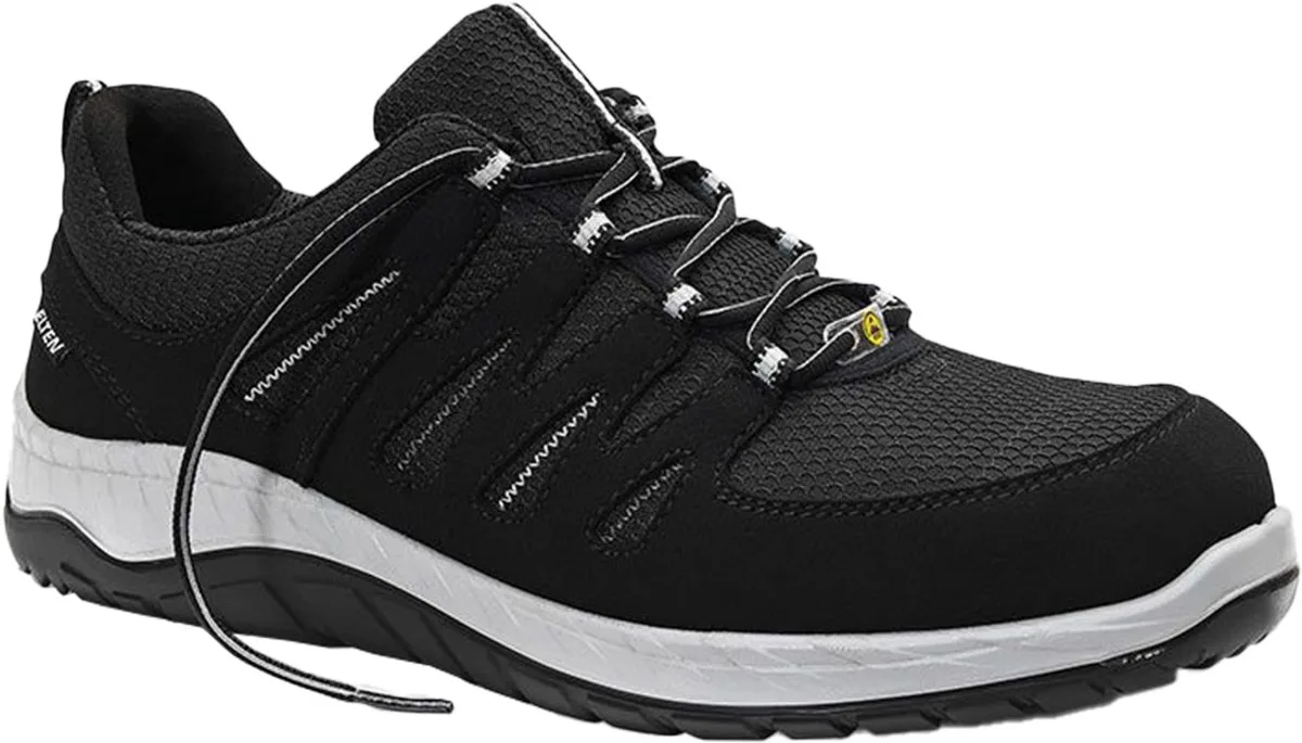Maddox Black-Grey Low ESD S3 de Elten, Noir, Gris – image du produit